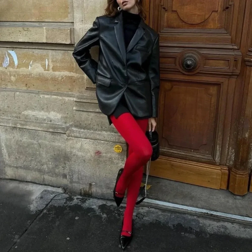 FF Monogram Logo Nylon Diamond Fishnet Pantyhose Black Tights